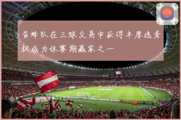 黄蜂队在三球交易中获得丰厚选秀权成为休赛期赢家之一